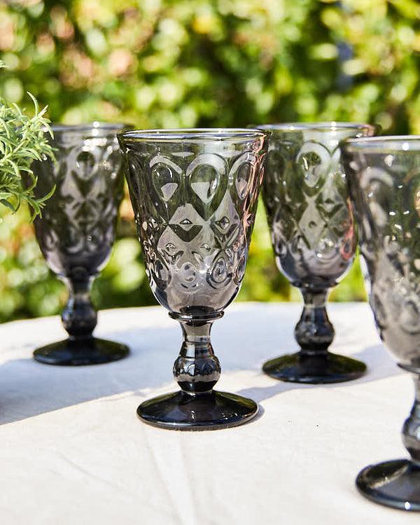 dibor Pastila Grey Wine Glass