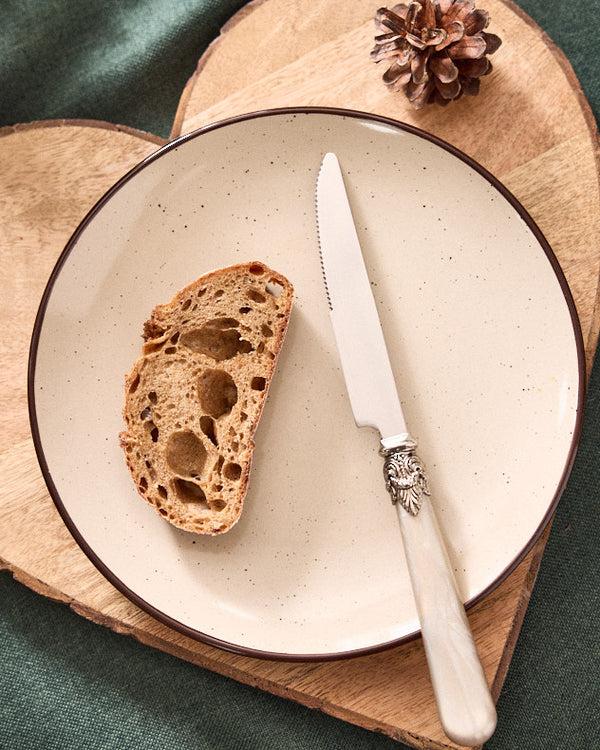 Dibor Peppered Cream Side Plate