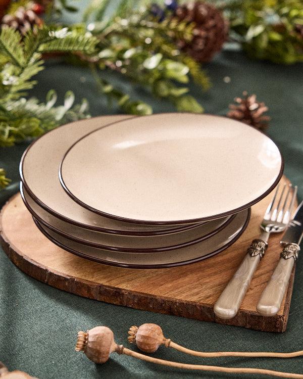 dibor Peppered Cream Side Plate