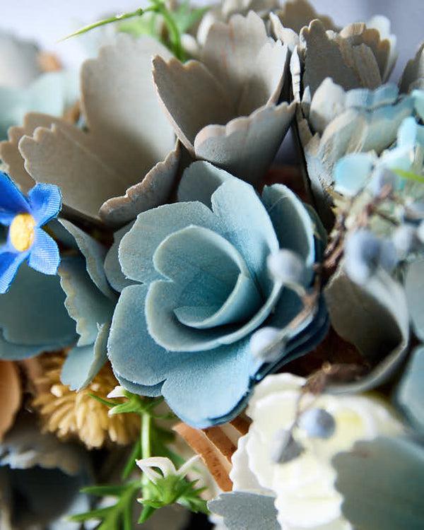 Dibor Personalised Ashbourne Floral Wreath 35cm