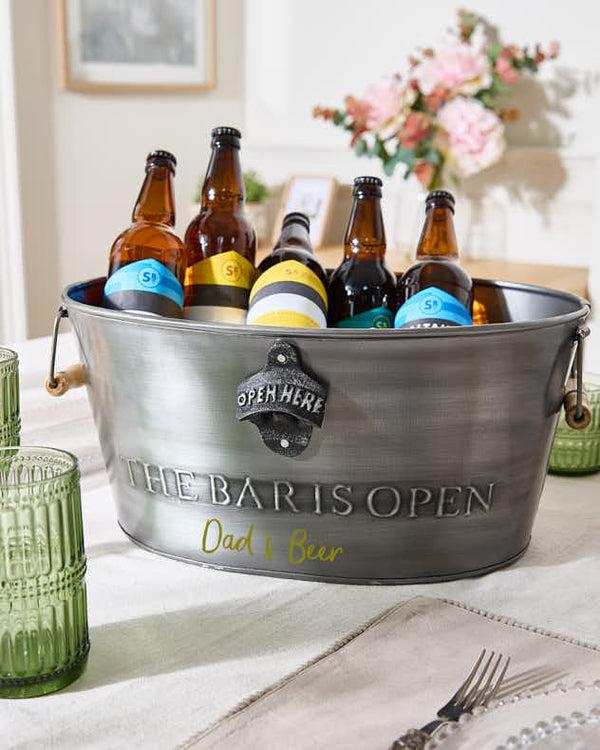 dibor Personalised Bar Beer Bucket