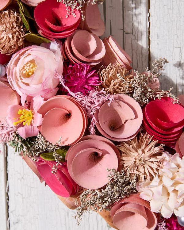 Dibor Personalised Belford Floral Wreath 42cm