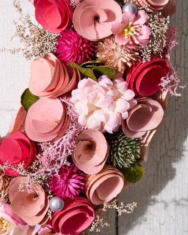 Dibor Personalised Belford Floral Wreath 42cm