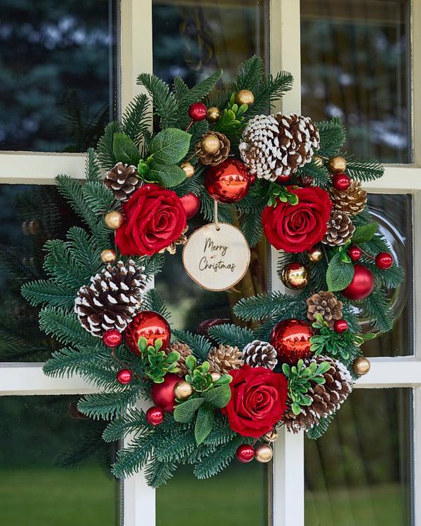 dibor Personalised Brockham Rose Wreath