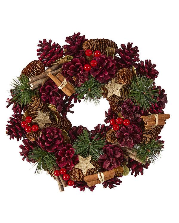 Dibor Personalised Cinnamon Stars Wreath