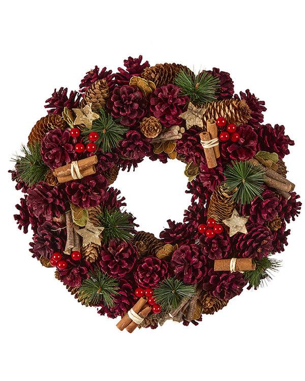 Dibor Personalised Cinnamon Stars Wreath