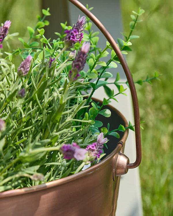 Dibor Personalised Copper Bucket Planter Gift