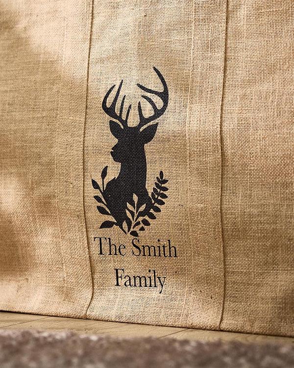 Dibor Personalised Fireside Stag Storage Bag