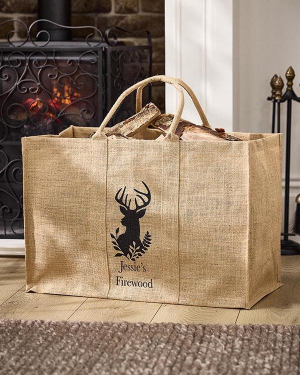 Dibor Personalised Fireside Stag Storage Bag