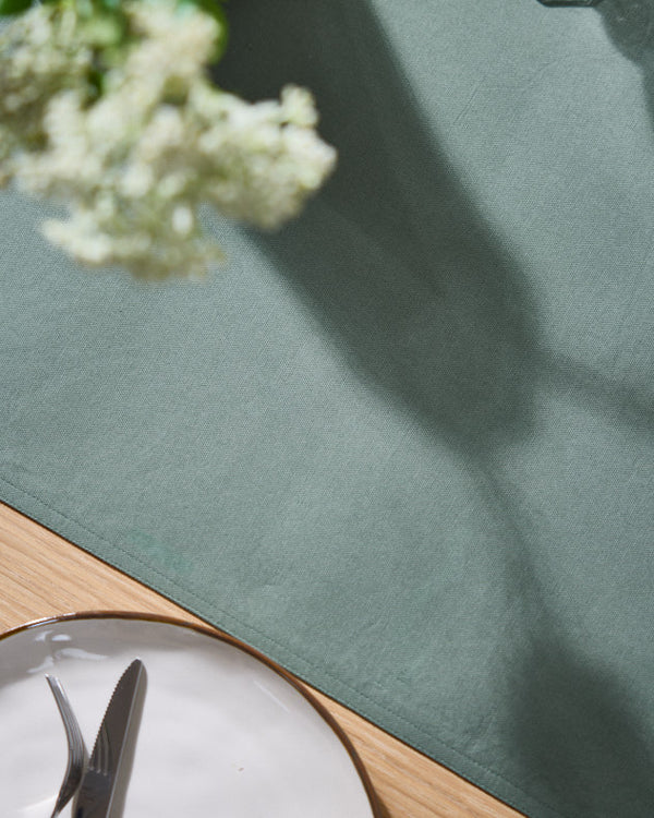 Dibor Personalised Forest Green Table Runner