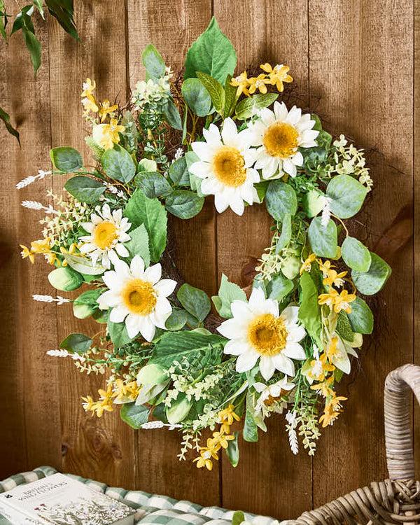 Dibor Personalised Gloriosa Sunflower Wreath 60cm