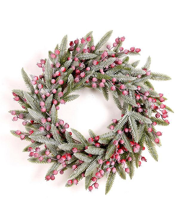 Dibor Personalised Hampton Frosted Berries Wreath