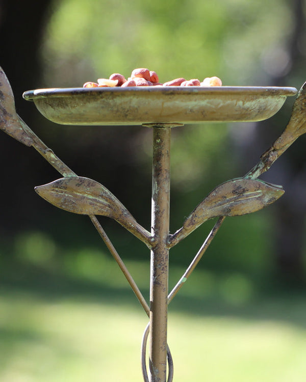 Dibor Personalised Heart Bird Dish On Stand