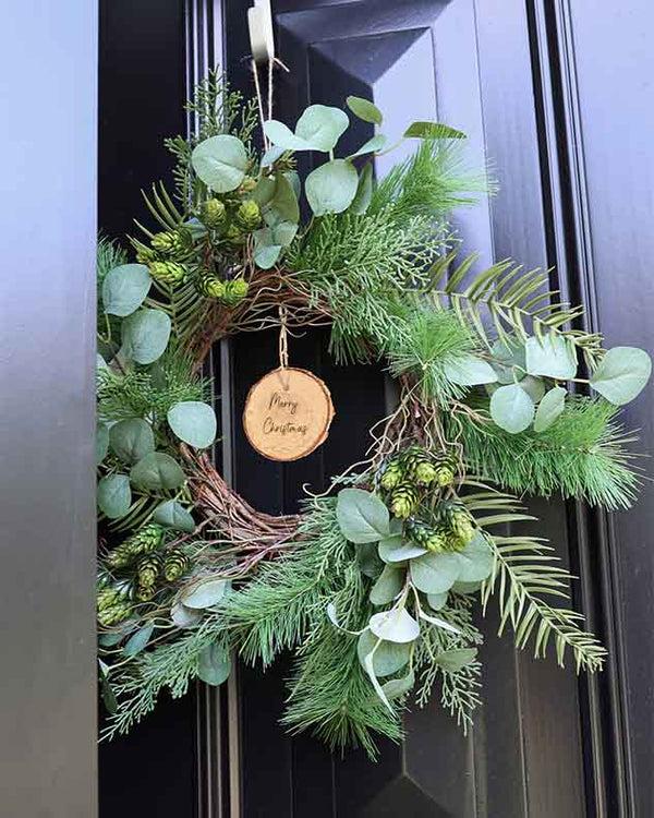 Dibor Personalised Hedgerow Wreath