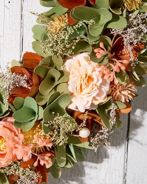 Dibor Personalised Kingsbridge Floral Wreath 38cm