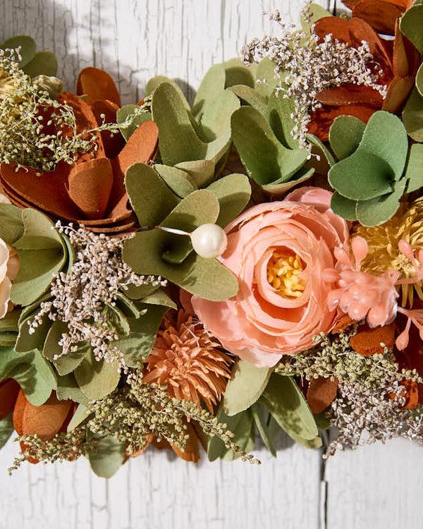 Dibor Personalised Kingsbridge Floral Wreath 38cm