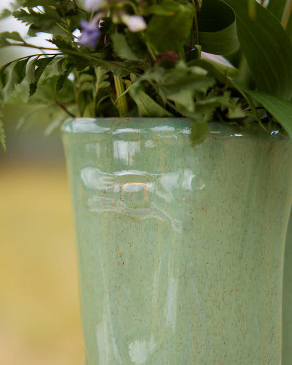 Dibor Personalised Large Green Welly Planter