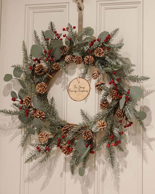 Dibor Personalised Mountain Spruce Wreath