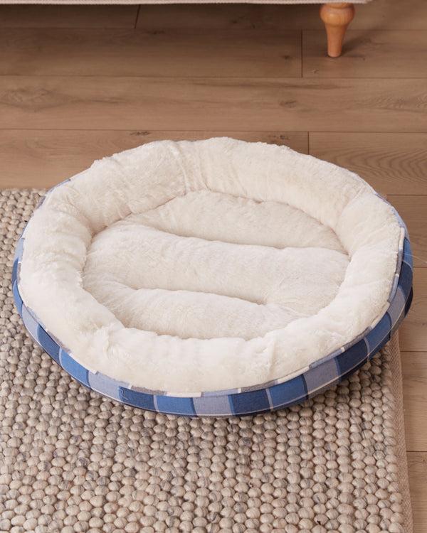Dibor Personalised Plush Plaid Pet Bed