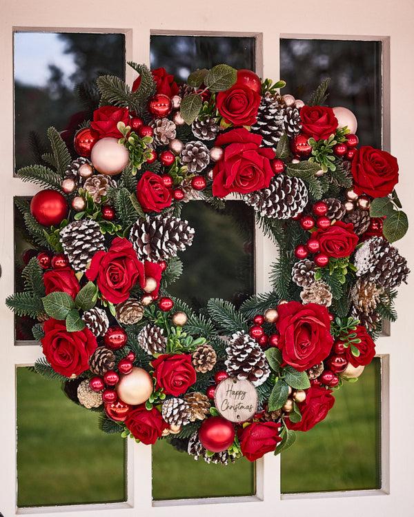 dibor Personalised Rosebrook Pine Wreath