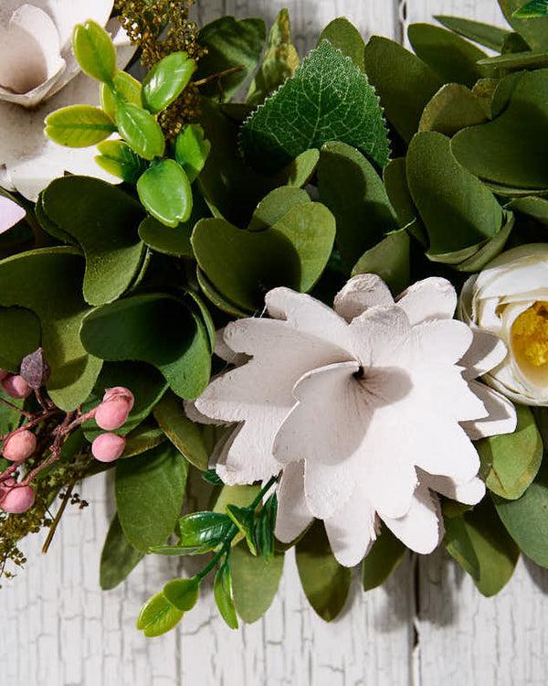 Dibor Personalised Sheringham Floral Wreath 34cm