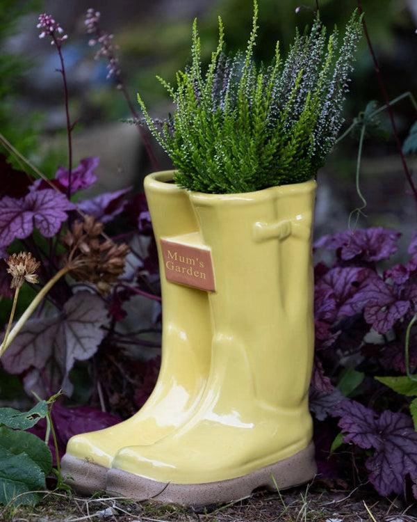Dibor Personalised Welly Boot Planters