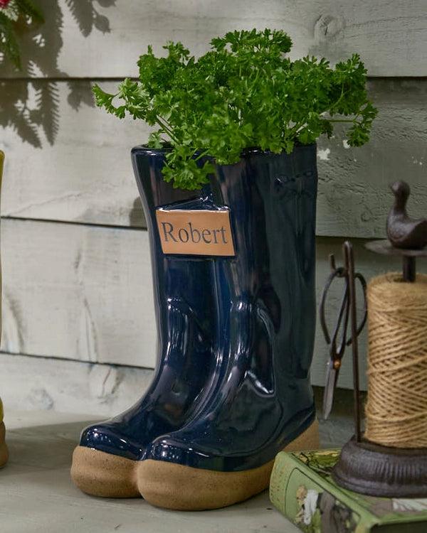 dibor Personalised Welly Boot Planters