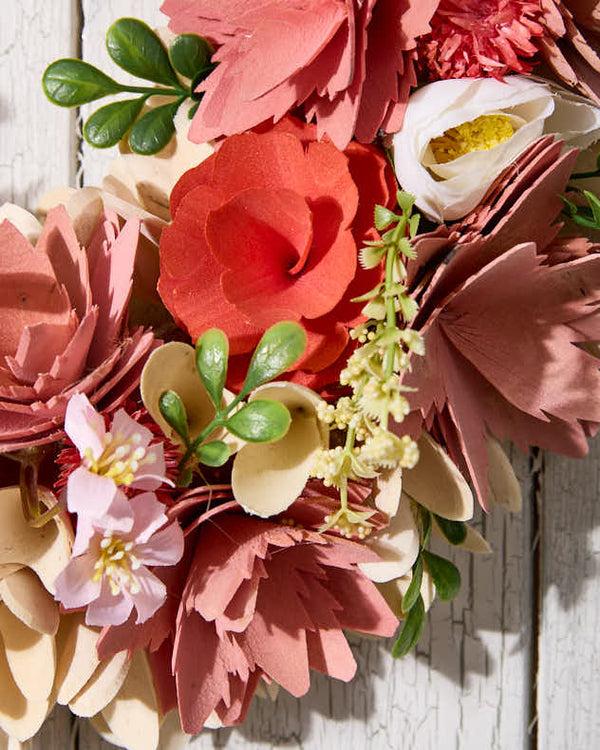 Dibor Personalised Woodhall Floral Wreath 35cm