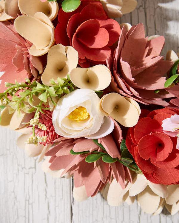 Dibor Personalised Woodhall Floral Wreath 35cm