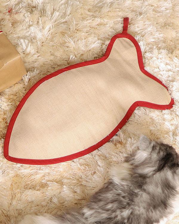 dibor Pet Treats Fish Christmas Stocking