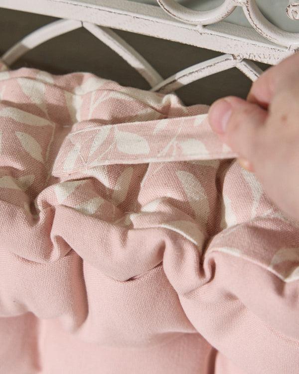 Dibor Pink Leaf Cushion Collection