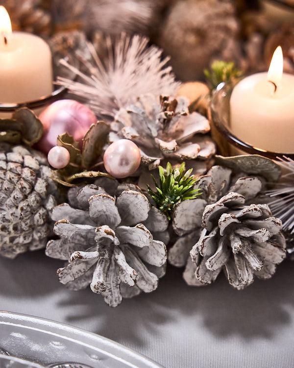 Dibor Pink Round Tealight Centrepiece