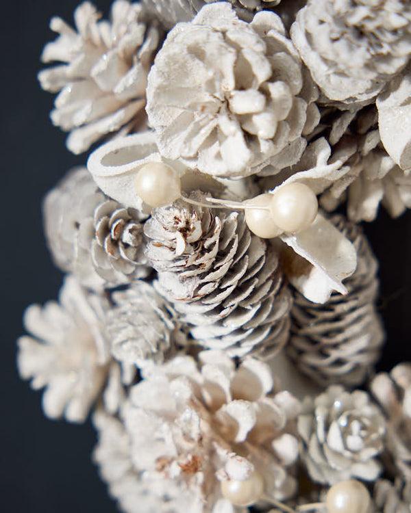 Dibor Polar Wonderland Pinecone Wreath 30cm