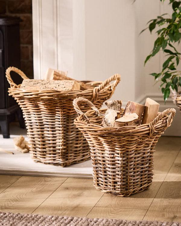 dibor Pomona Fluted Log Basket