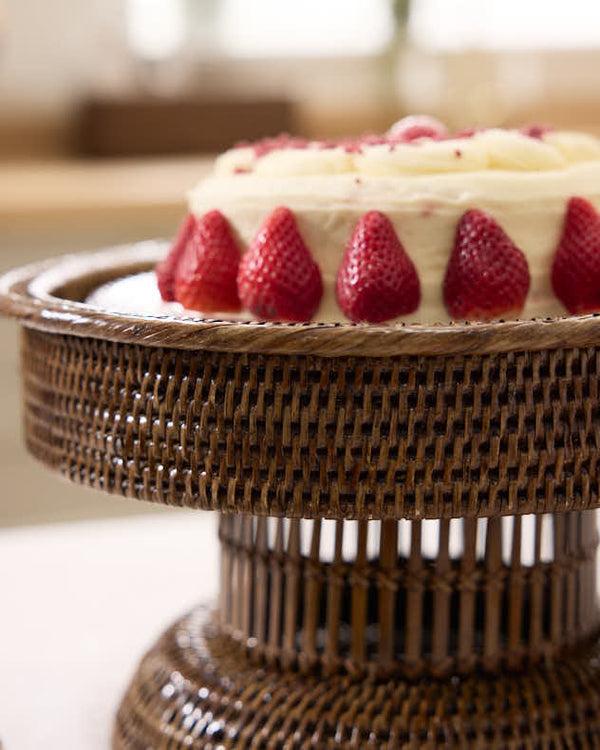 Dibor Premium Natural Rattan Display Stand