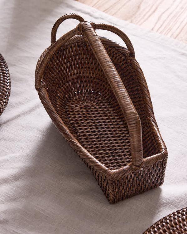 Dibor Premium Rattan Bottle Caddy