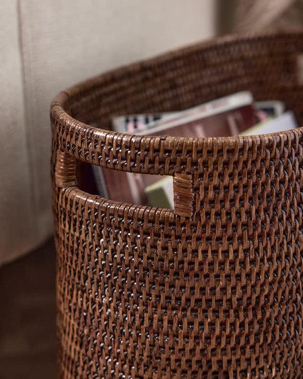 Dibor Premium Rattan Magazine Basket