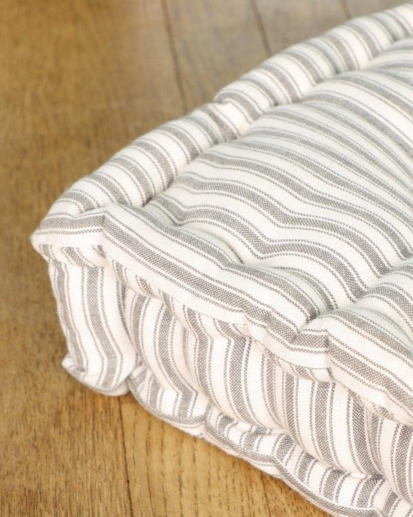 Dibor Pyreneés Grey Stripe Box Cushion 50cm