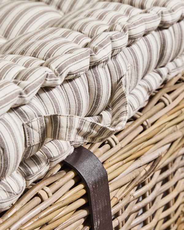 Dibor Pyreneés Grey Stripe Indoor Bench Cushion