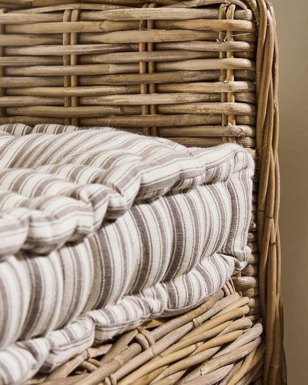 Dibor Pyreneés Grey Stripe Indoor Bench Cushion