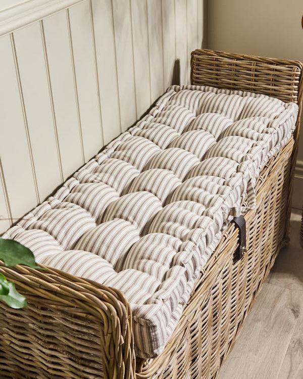 dibor Pyreneés Grey Stripe Indoor Bench Cushion