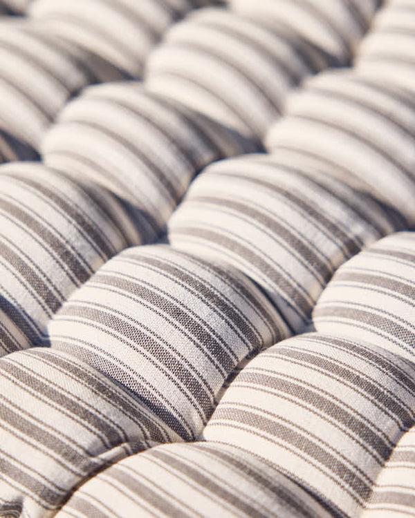 Dibor Pyreneés Grey Stripe Outdoor Bench Mattress