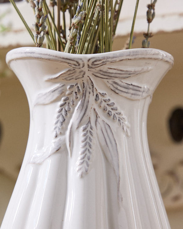 Dibor Radway White Tall Vase