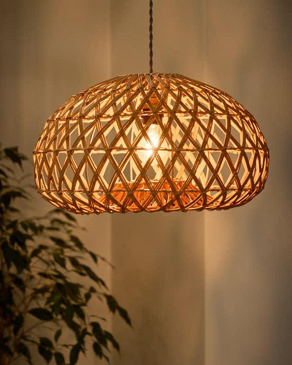Dibor Rattan Basket Weave Easy Fit Ceiling Shade
