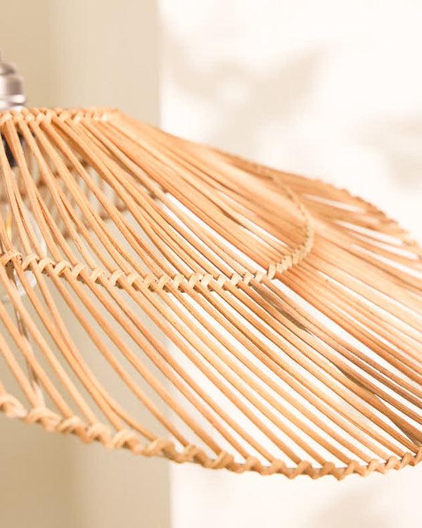 Dibor Rattan Curved Easy Fit Ceiling Shade