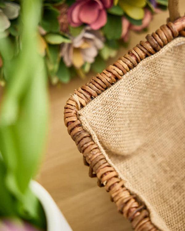 Dibor Rectangular Willow Easter Basket