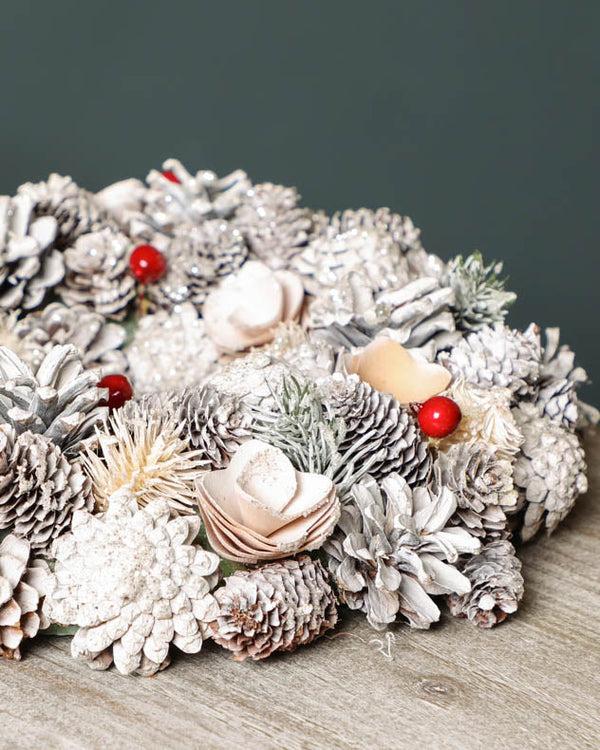 Dibor Red Velvet Berry Wreath 30cm