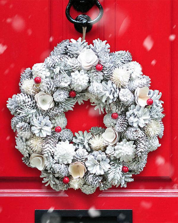 dibor Red Velvet Berry Wreath 30cm