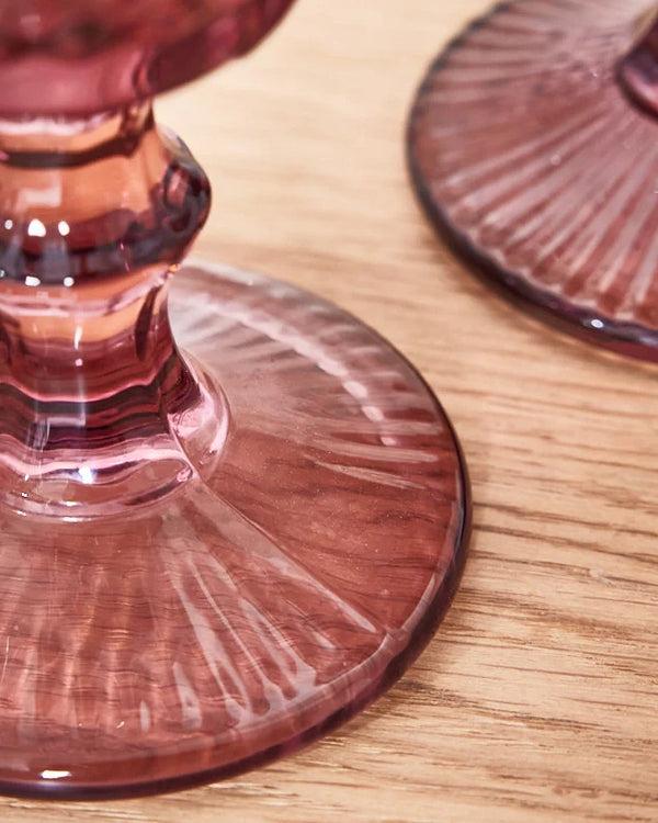 Dibor Rococo Pink Wine Goblet