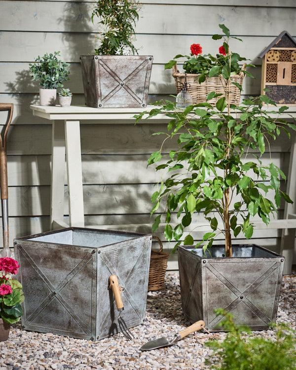 dibor Roda Set of 3 Vintage Planter Boxes